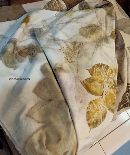 2 Cara Mudah Membuat Batik Ecoprint Yang Unik Dan Exclusive Kidung Kinanthi
