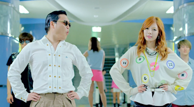 Gangnam Style Psy and Hyuna