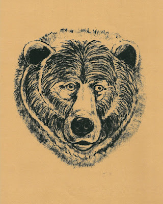 Drawing of grizzly