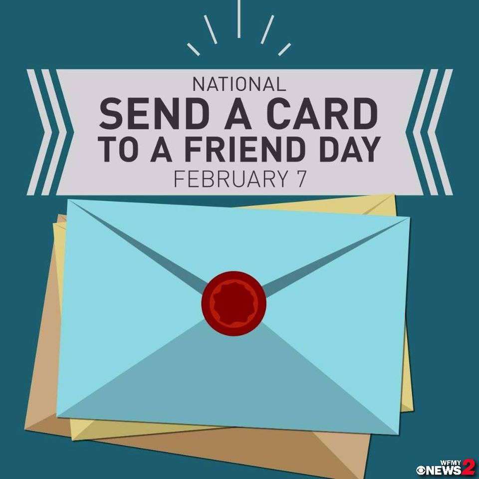 National Send a Card to a Friend Day Wishes