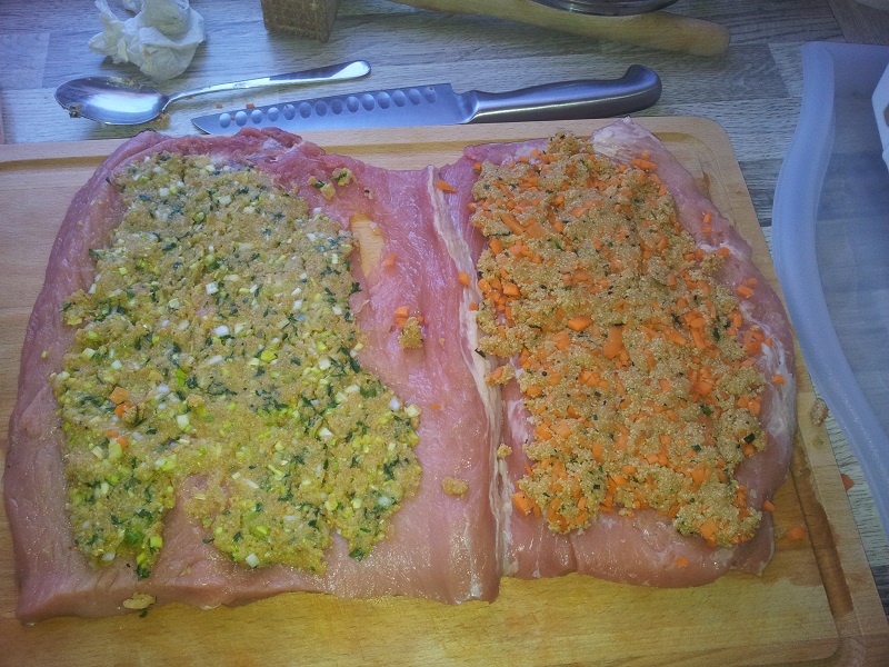 Die Hobbykochbäcker: Schweinerückenrolle mit Kräuterfüllung Die Hobbykochbäcker: Schweinerückenrolle mit Kräuterfüllung