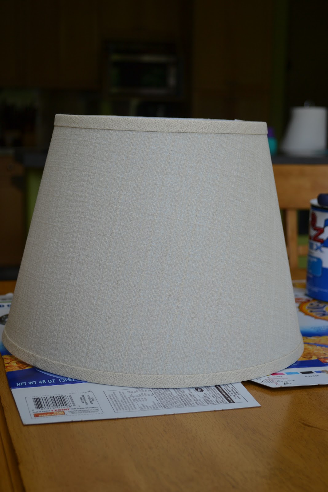 Off for the Season How to Paint a Lampshade.