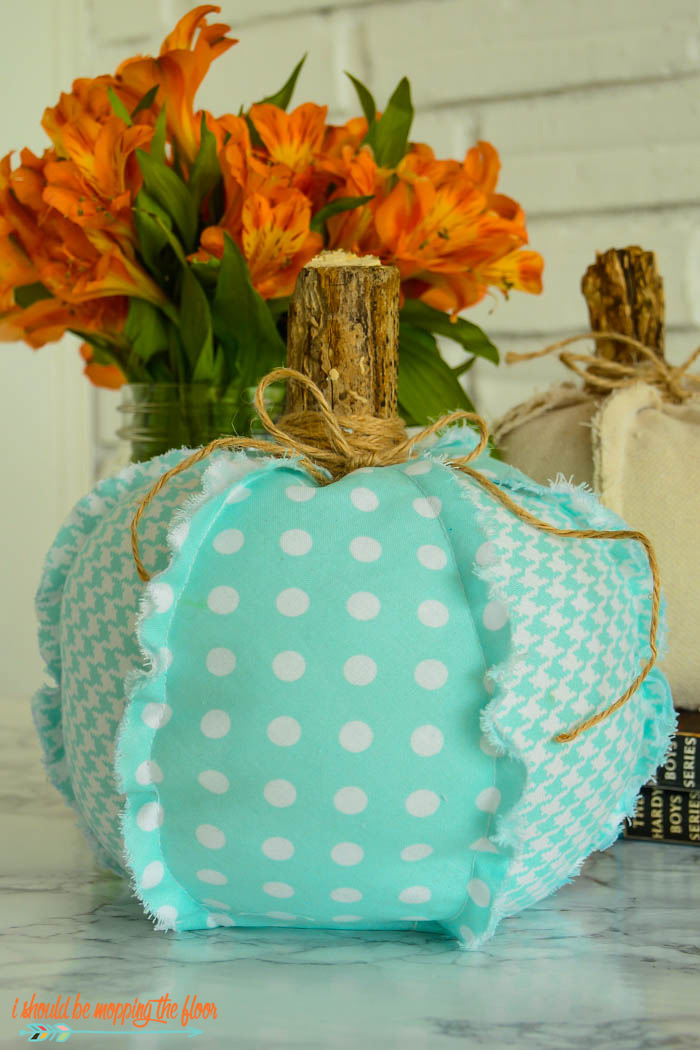 Fabric Pumpkin - Fall Decor Ideas