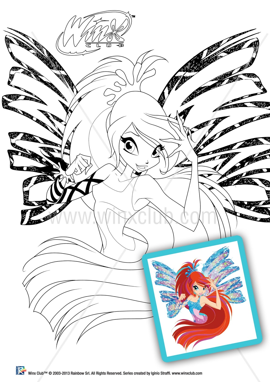 Imágenes Winx Club Sirenix oficiales para colorear!! - Winx Club All