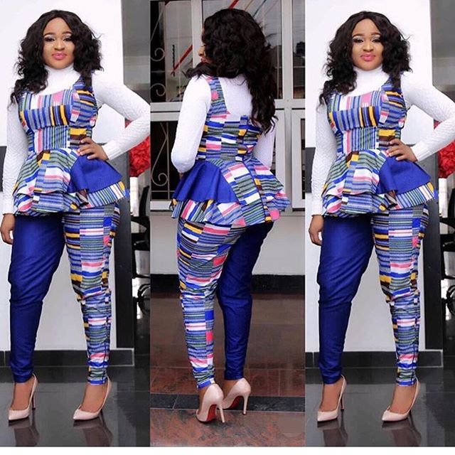 Smart and Voguish Ankara Top and Trouser Styles for Lovely Ladies ...