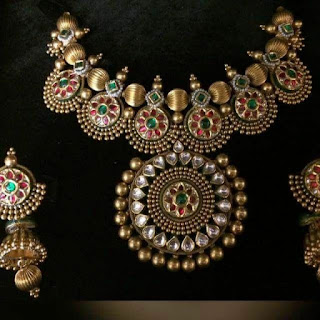 Golden jewellery special - Designer necklace