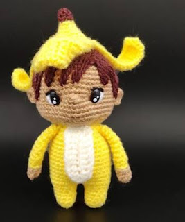 PATRON GRATIS MUÑECO PLATANO AMIGURUMI 46242