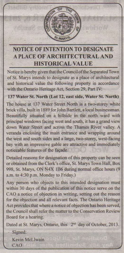 The Dusty Victorian Heritage Designation Followup
