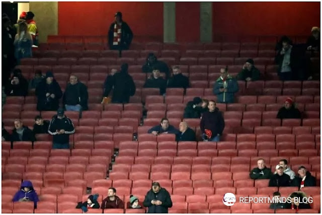 Arsenal Fans Stay At Home As Gunners Faced Frankfurt In Near-Empty Stadium