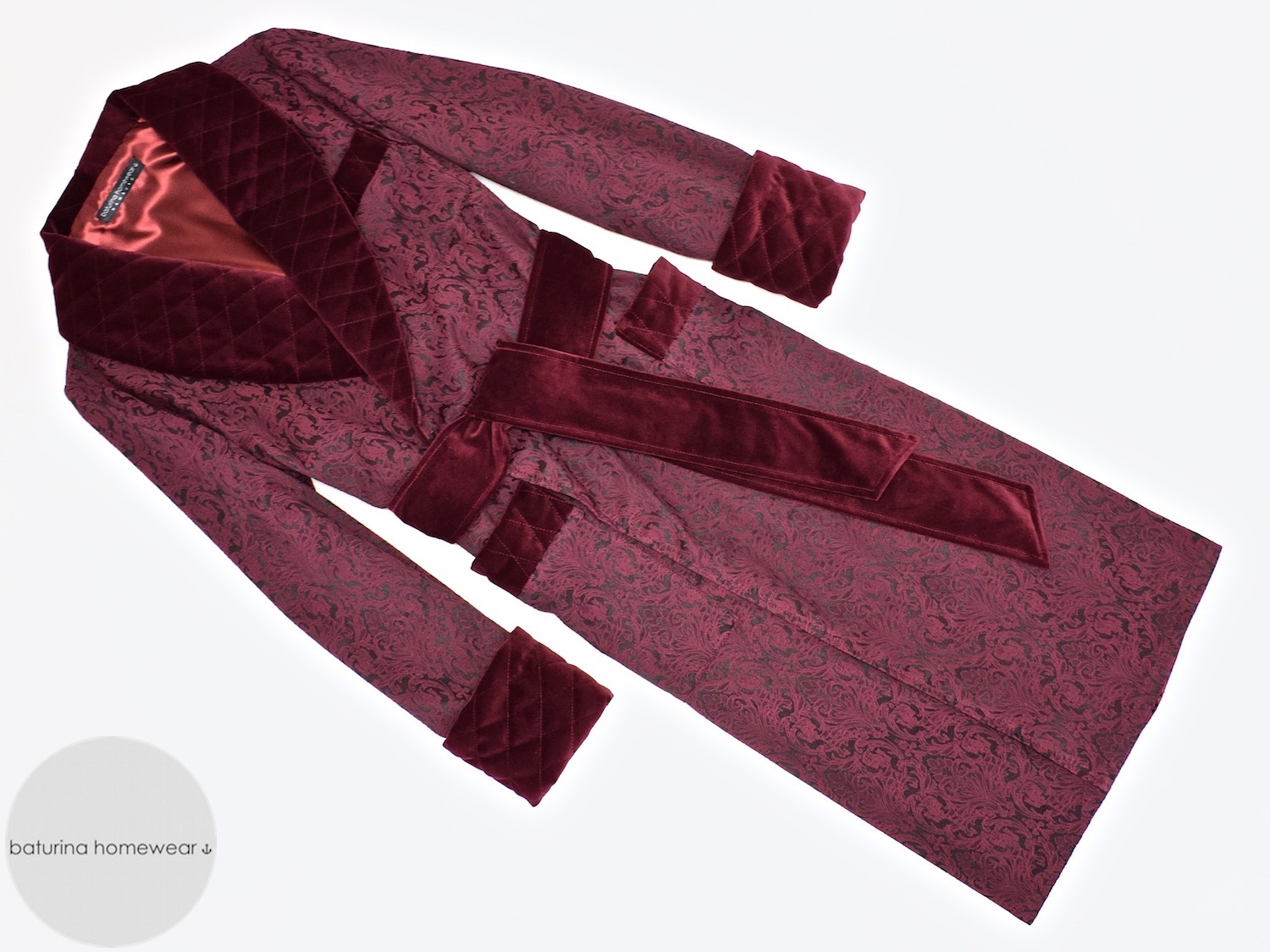 Men's Dressing Gown Collection Luxury Silk and Velvet Robes