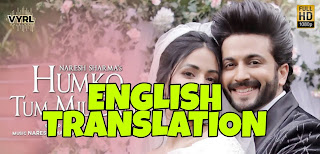 Humko Tum Mil Gaye Lyrics in English | With Translation | – Vishal Mishra Humko Tum Mil Gaye Lyrics in English | With Translation | – Vishal Mishra