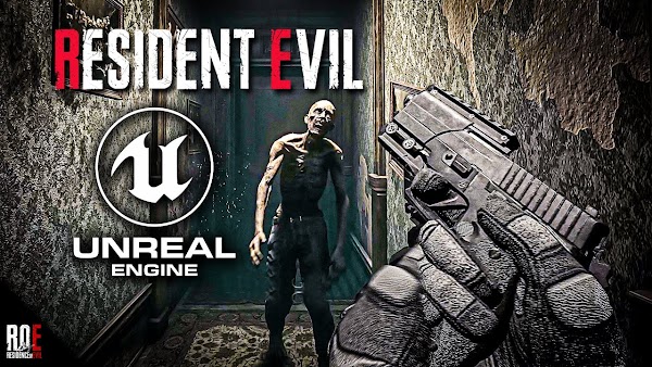  Resident Evil HD Remaster es recreado en primera persona para PC con Unreal Engine 4