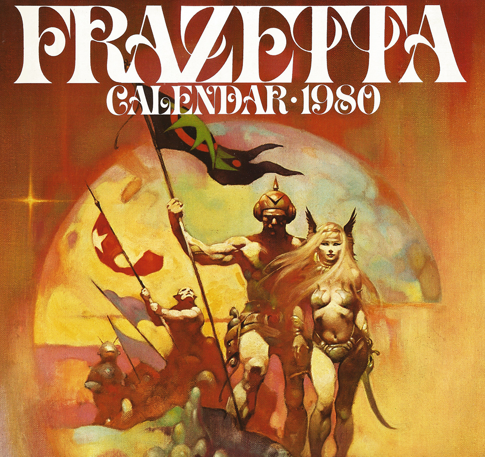 Cap'n's Comics Some Calendars by Frank Frazetta