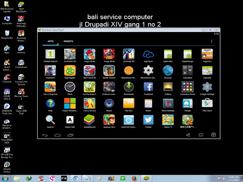 BALI SERVICE COMPUTER: Game Android di PC Laptop