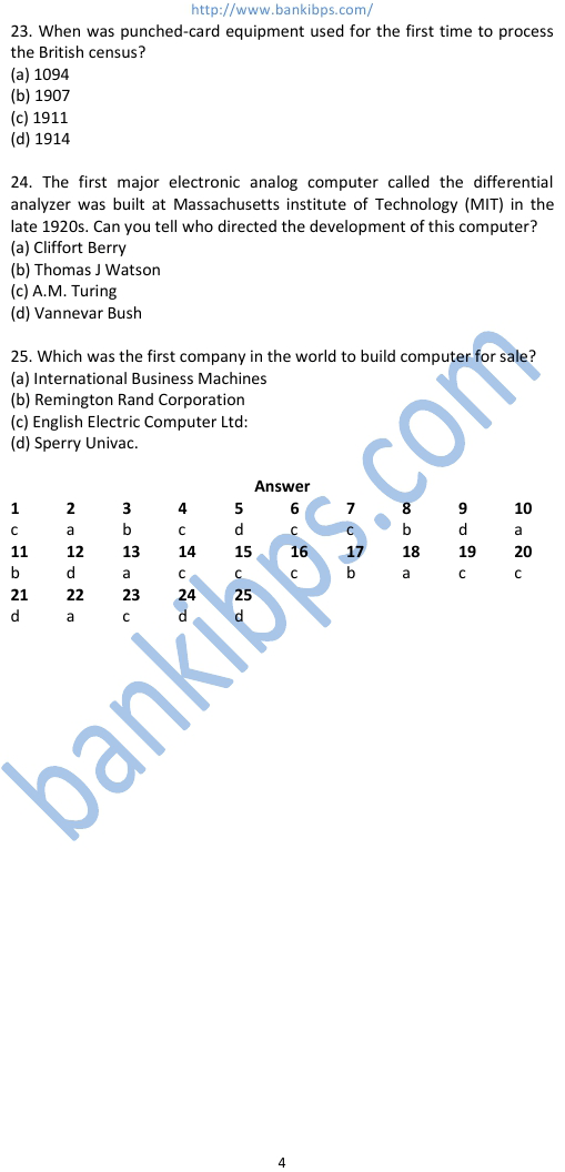 computer related questions for bank exams computer related questions for bank exams