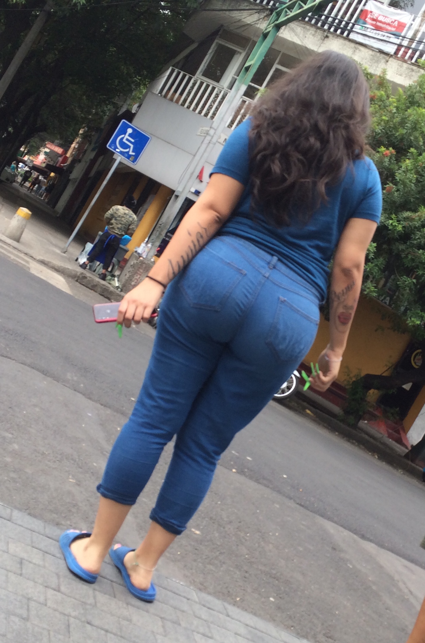 Candid Hot and Juicy Latina Asses