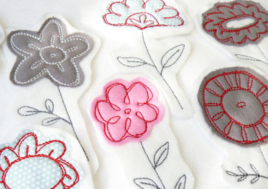Fancy Flowers Embroidery Designs