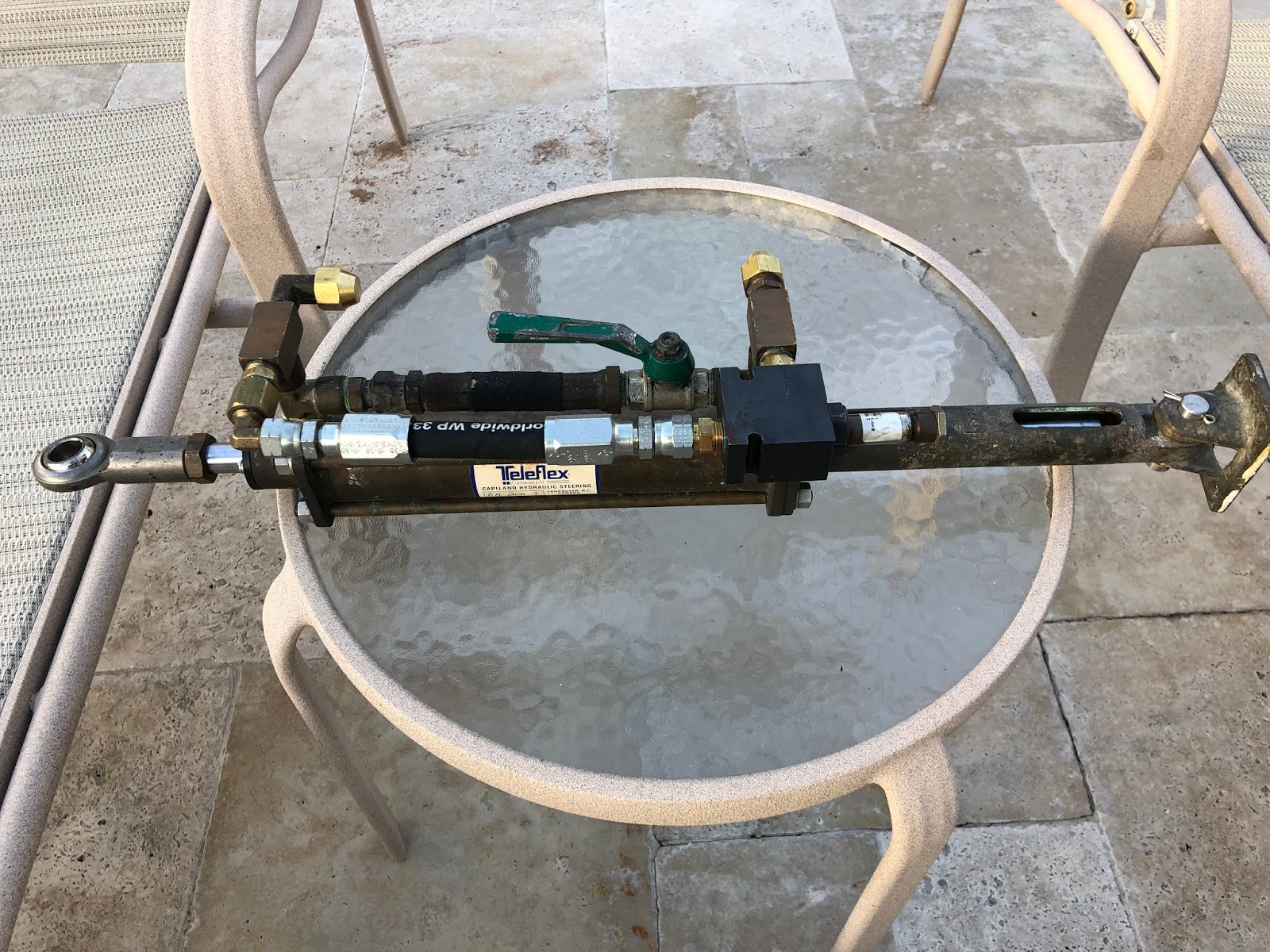 S/V Wildthing Hydraulic Steering, Autopilot and Mechanical Steering Integration