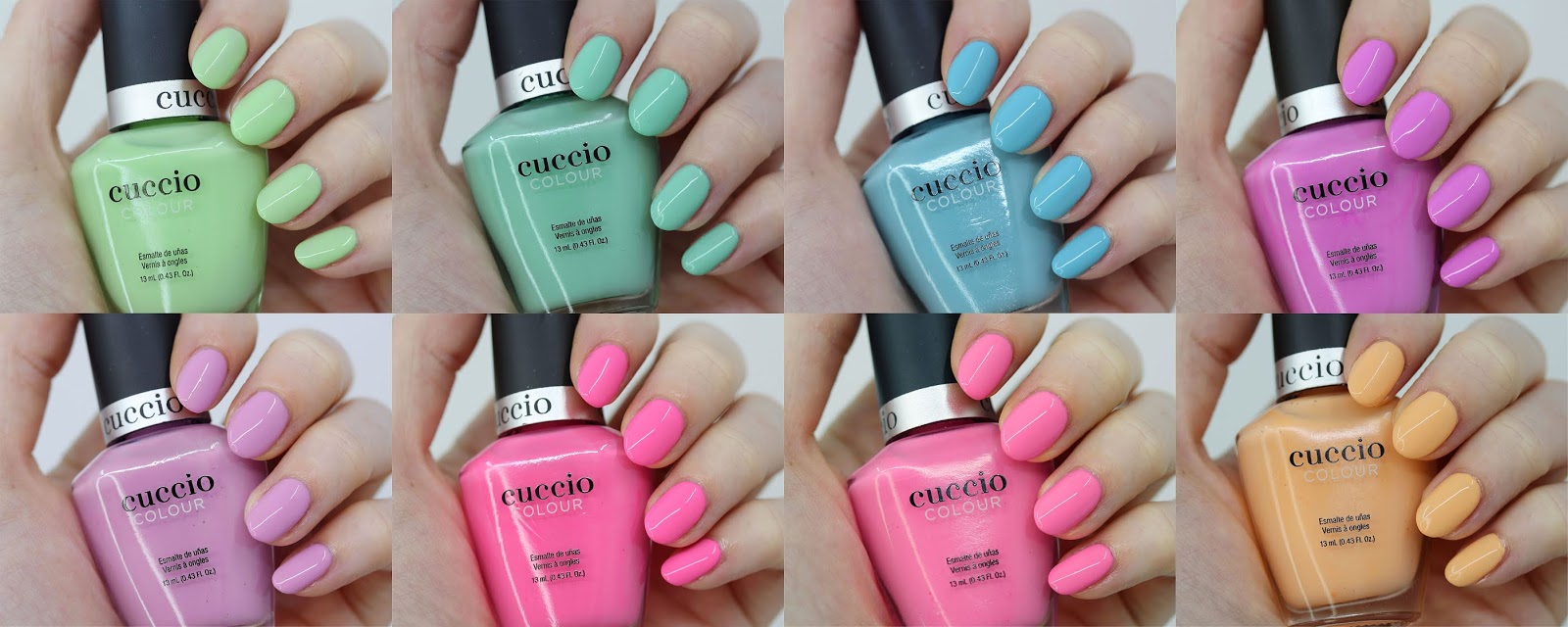 Cuccio Colour Rainbow Sorbet Summer Swatches Review The Daily Nail