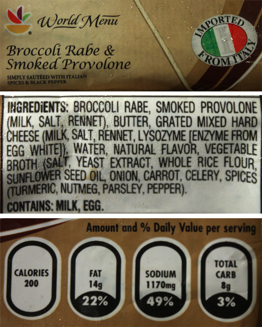 The 99 Cent Chef Broccoli Rabe & Smoked Provolone Deal of the Day