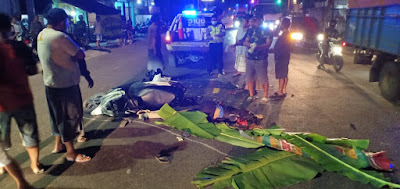 Hendak Nyebrang, Pengendara Vario Tewas Tertabrak Truk di Kudus 1 IMG 20210215 WA0539