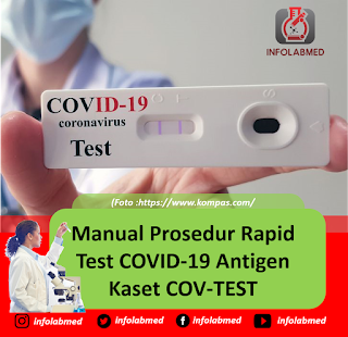 Manual Prosedur Rapid Test COVID-19 Antigen Kaset COV-TEST