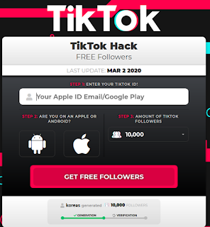 Hackinject | Hackinject com tik tok || Dapatkan 10.000 Followers Tiktok gratis