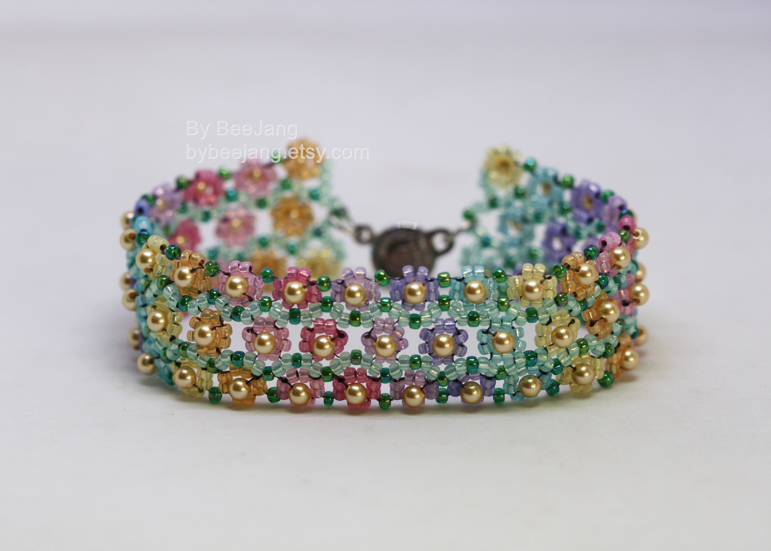 Astera Bracelet Daisy Chain Beading Tutorial