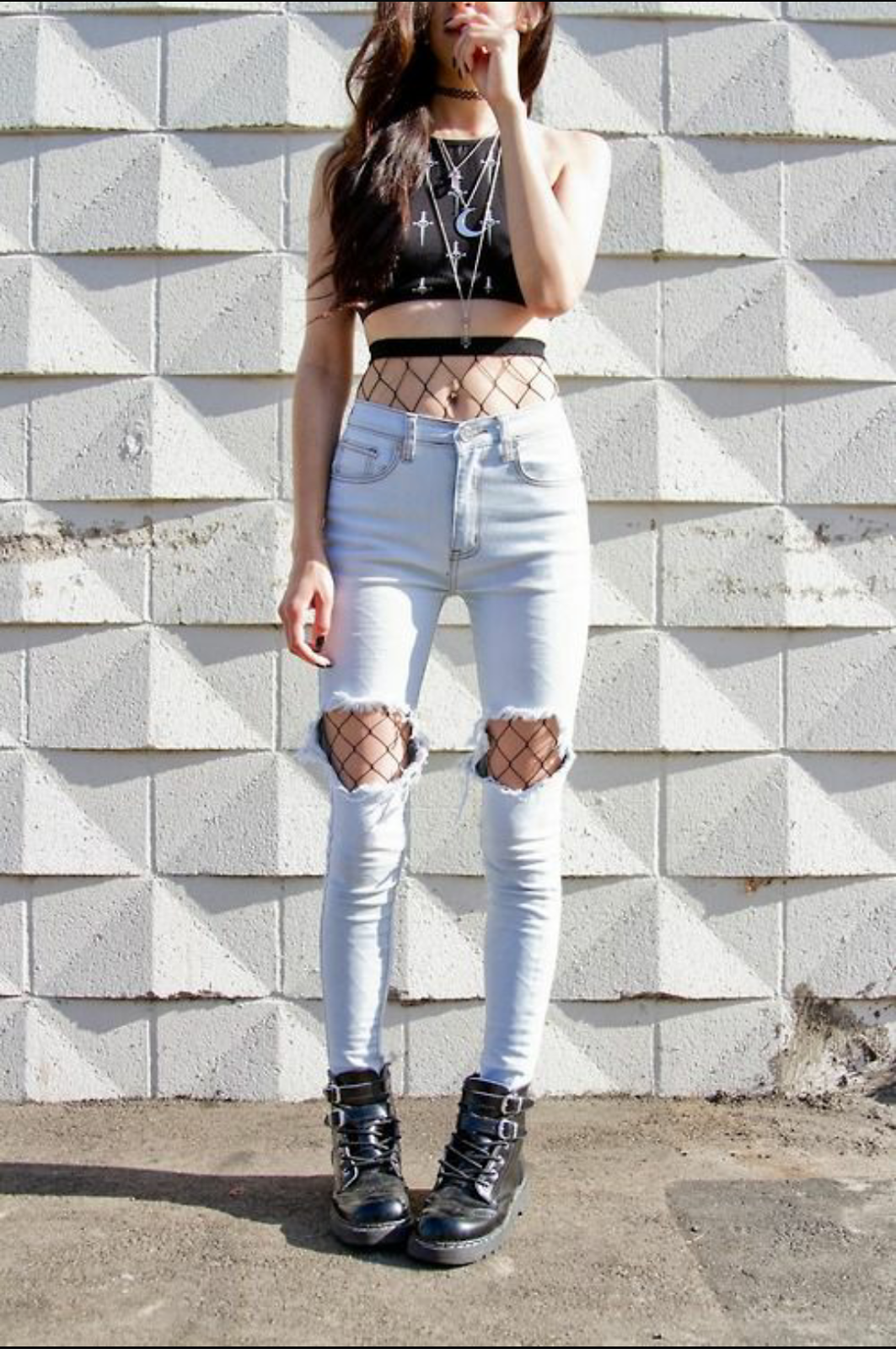 net tights outfit