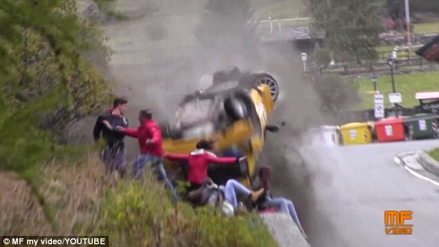 the other paper: Spectators miraculously escape death as race car ...