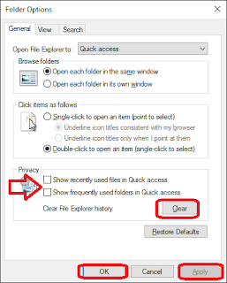 How to Clear & Disable Recent Fie History from File Explorer in Windows 10,clear windows 10 history,remove history,clear and turn off recent used history,recent file history clear,clear quick access history,clear file explorer history,stop history,disable recent history,file history,folder history,recent used file,frequently used file,turn off,disable,stop history tracking,hide history,windows 10 history turn off,all history delete,hide