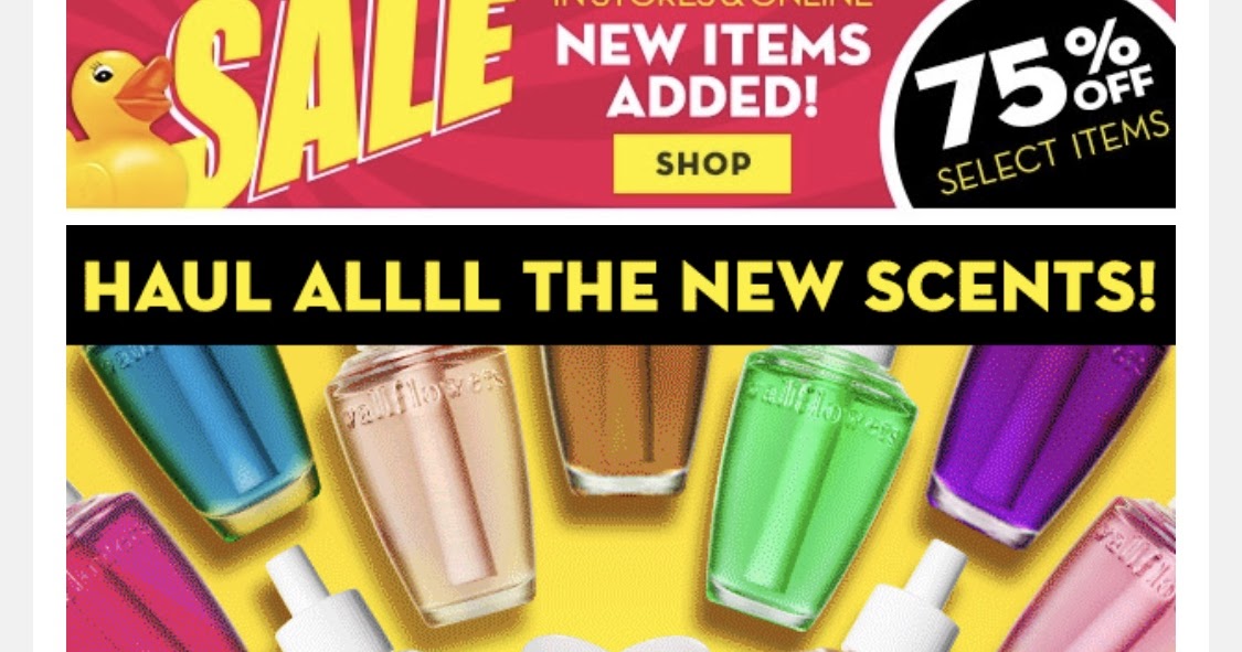 Life Inside the Page Bath & Body Works Tomorrow's Wallflower 2.95