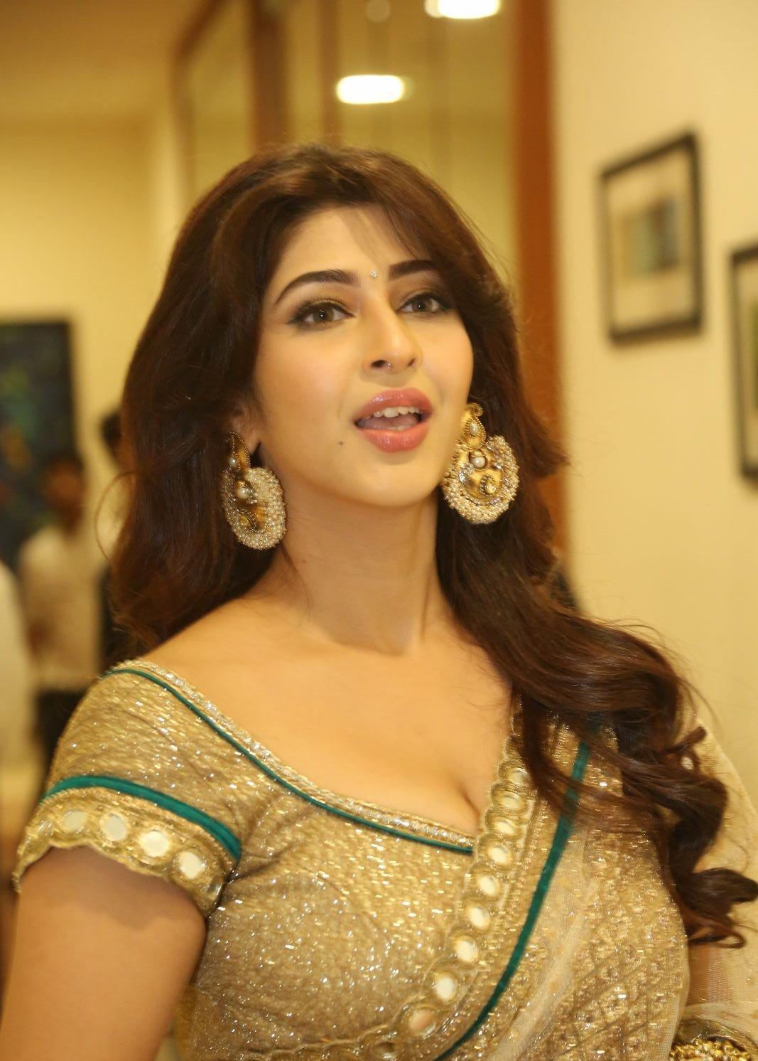Sonarika Bhadoria Looks Irresistibly Sexy In Saree At Telugu Film Eedorakam...