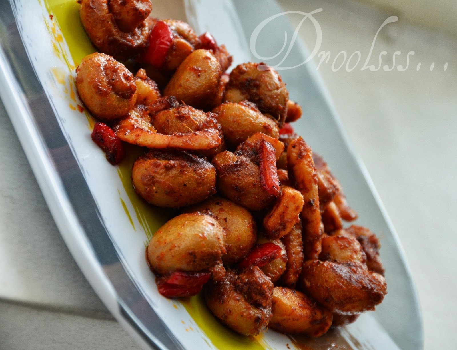 Droolsss . . . Chilli Mushroom Stir fry