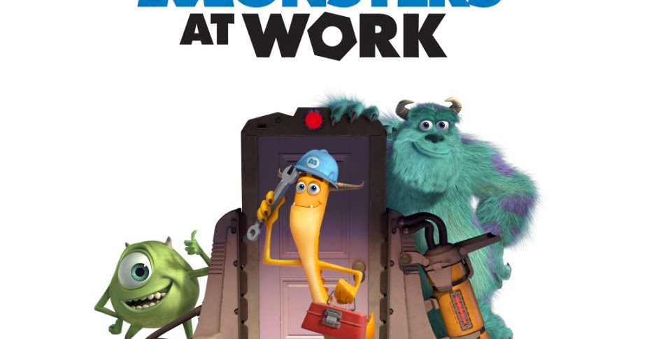 'Monsters At Work' Logo and Additional Details Highlighted