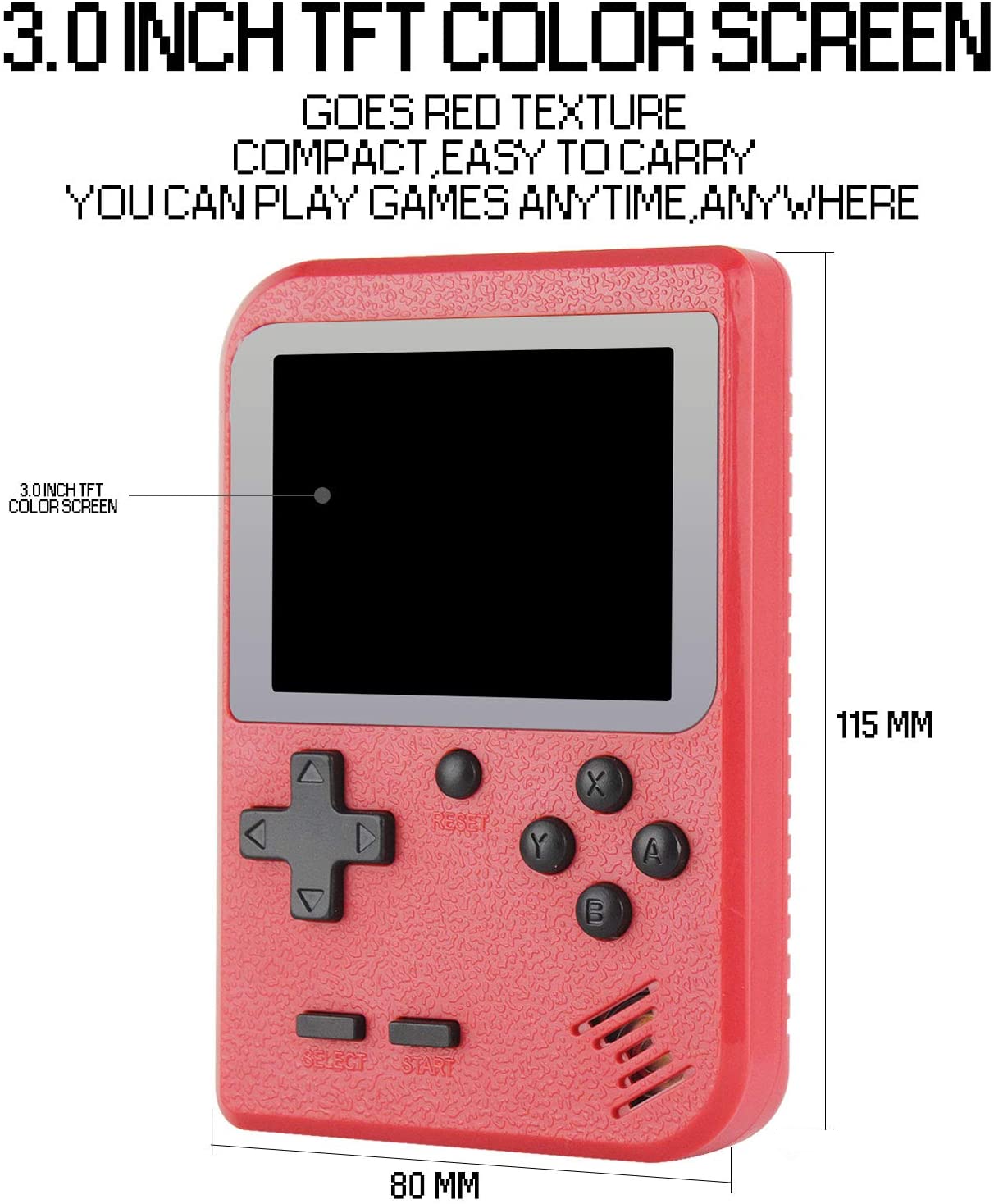 Best Shopping Bank JAMSWALL Handheld Game Console, Retro Mini Game Player with 400 Classical FC