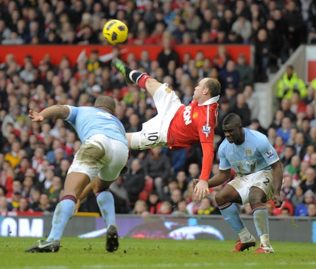 Wayne Rooney через себя