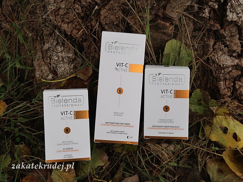 Zakatek Rudej Antyoksydacyjny Krem Na Noc Z Kwasem Ferulowym I Witamina C 3 Serum Z Aktywna Witamina C I Kofeinowy Krem Pod Oczy Z Kompleksem Energetyzujacym 6 5 Vit C Activ Bielenda Professional