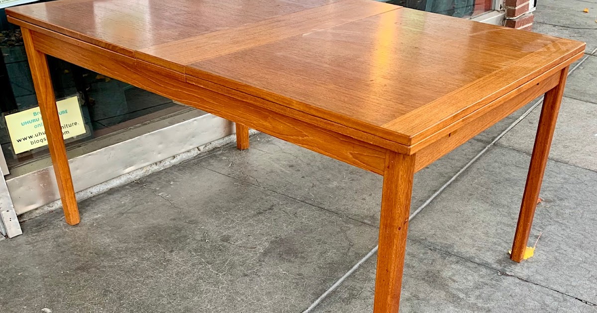 UHURU FURNITURE & COLLECTIBLES SOLD 102648 Danish Teak Double Flip