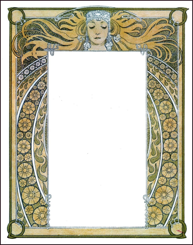 The Graffical Muse 4 Art Nouveau Frames