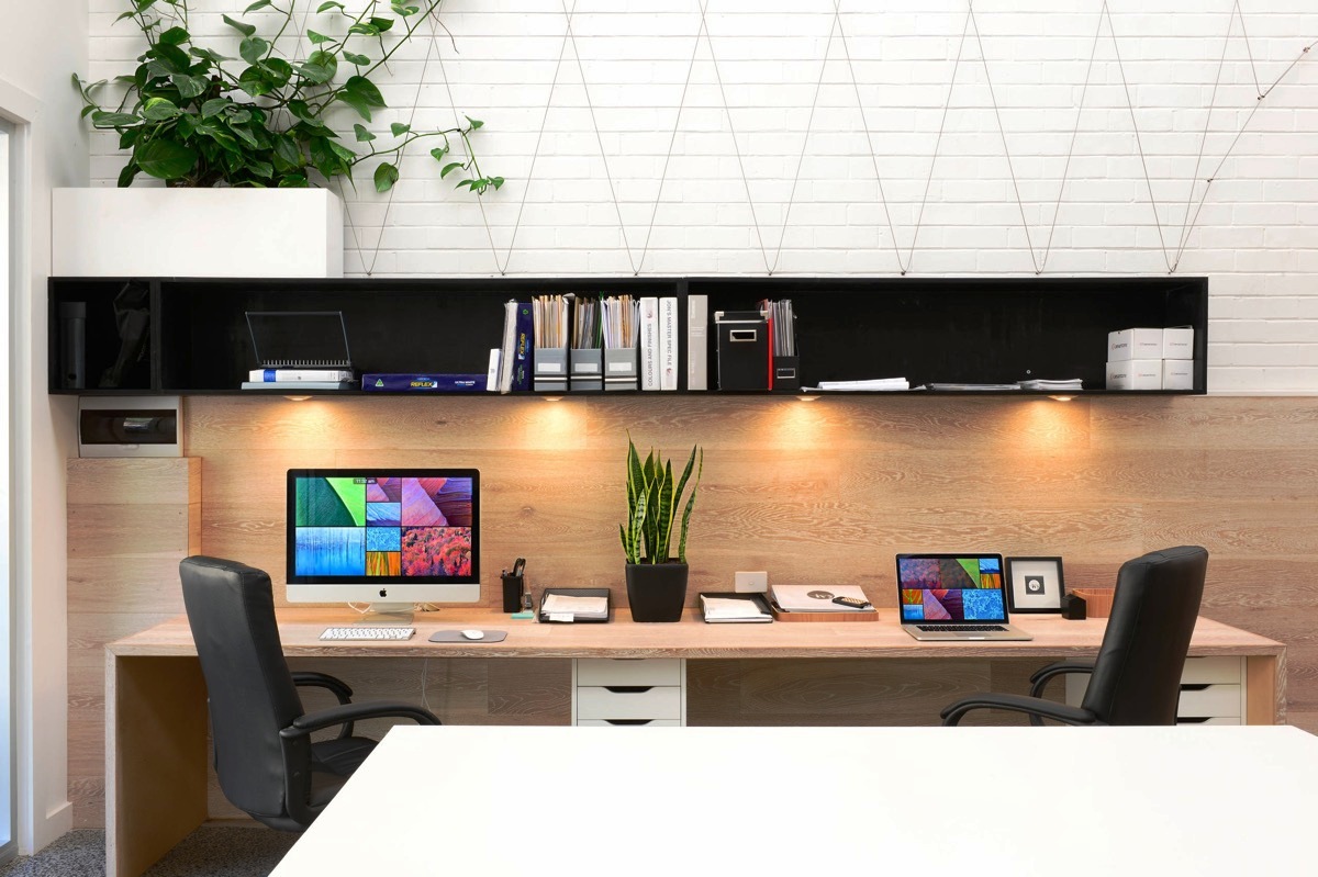 40 Creative Home Office Workspaces That Feature Two Person Desks