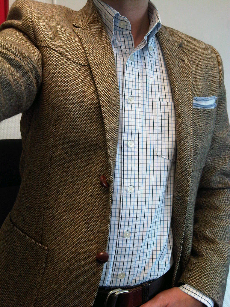 Inner City Style: Donegal tweed and denim.