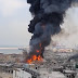 Another Massive Fire Broke Out in Beirut Port Month after 'Deadly Blast'