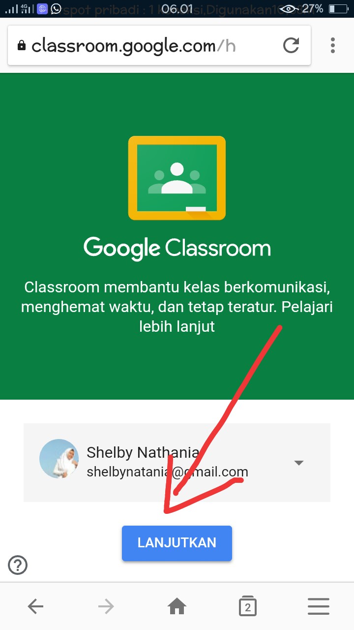 Cara Masuk Google Classroom Ade