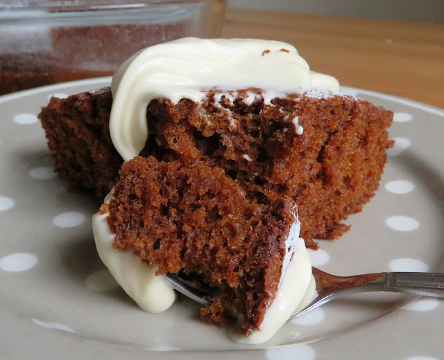 Small Batch Gingerbread Cake with a Lemon Cream