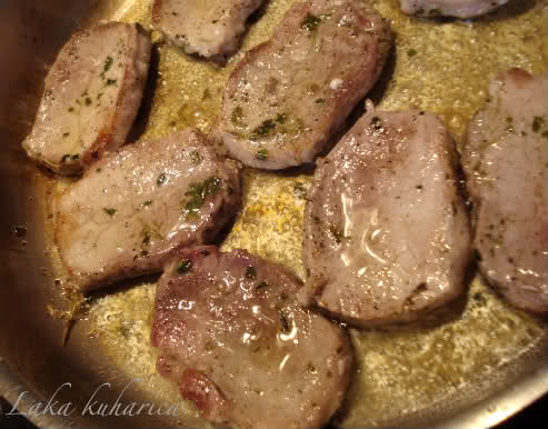 Sauté steaks