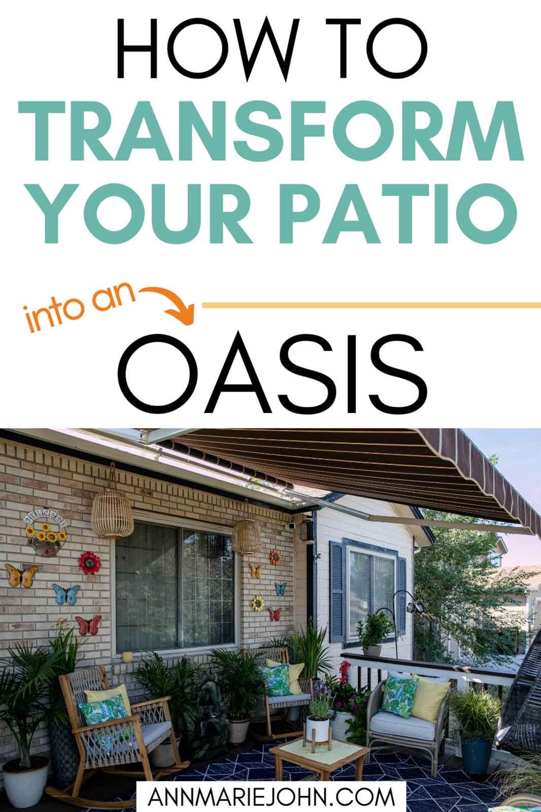 How to Transform Your Patio Into An Outdoor Oasis