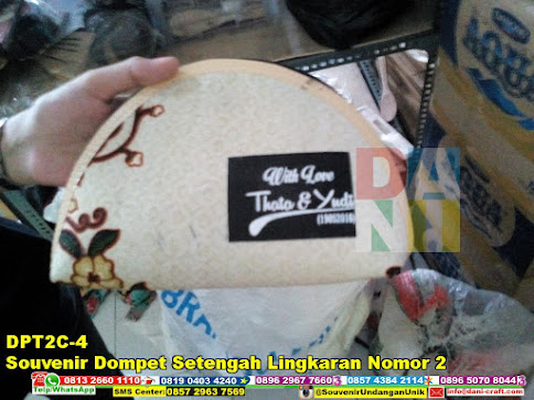jual Souvenir Dompet Setengah Lingkaran Nomor 2