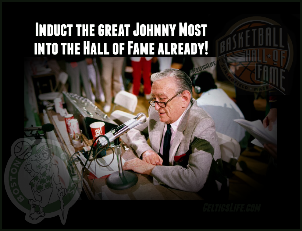 Induct the great Johnny Most into the Hall of Fame already!