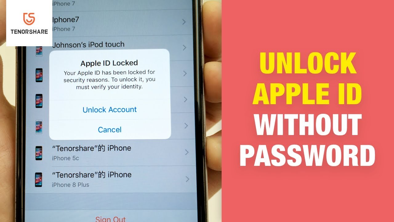 how find phone number, email from locked iphone